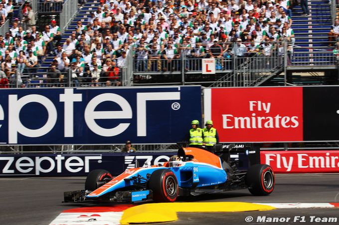 Race - Monaco GP report: Manor Mercedes