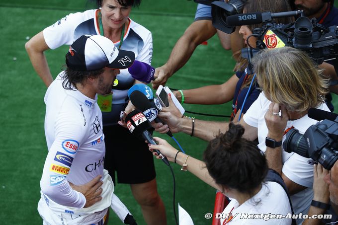 Alonso : Button est ‘le meilleur (...)