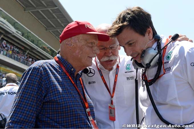 Wolff and Lauda to remain at Mercedes