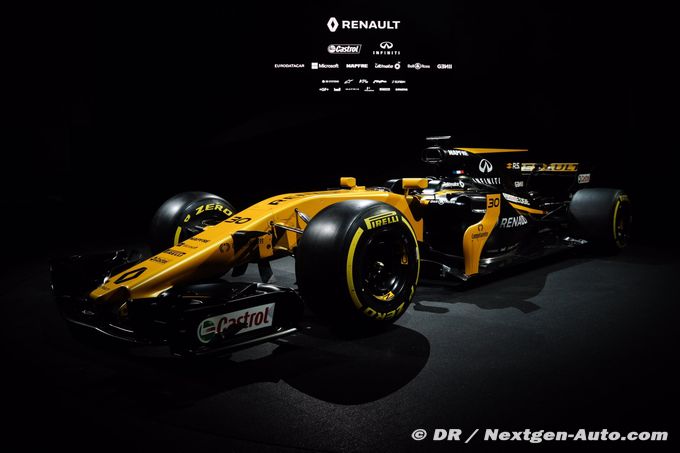 Renault F1 présente sa RS17 à Londres
