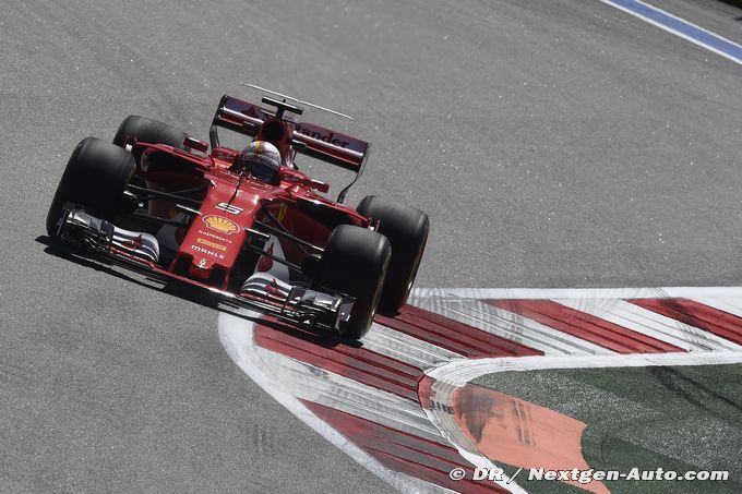 Sotchi, L2 : Les deux Ferrari devant les