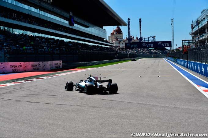 Bottas takes first F1 win in Russia