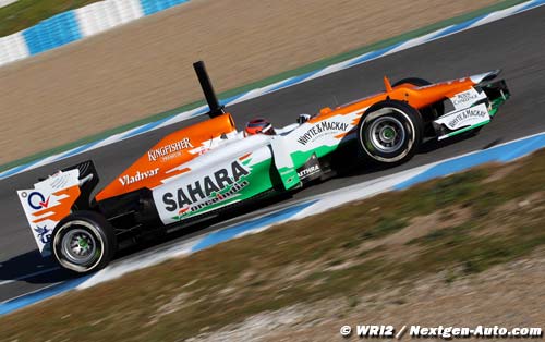 Jerez : Jules Bianchi sort de la piste