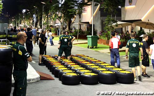 Pirelli prêt à illuminer Singapour