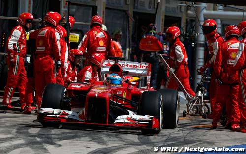 Ferrari : nouveau record des arrêts aux