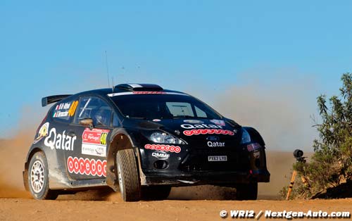 Al-Attiyah snatches late WRC 2 lead