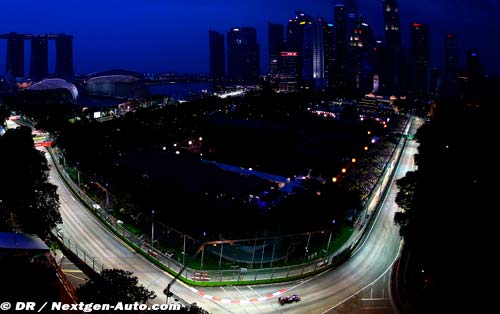 FP1 & FP2 - Singapore GP report: Red