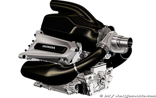 Honda reveals first image of F1 engine