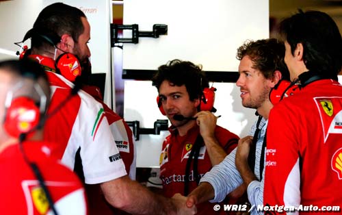 Vettel's Ferrari appearance (...)