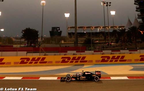 Race - Bahrain GP report: Lotus Mercedes