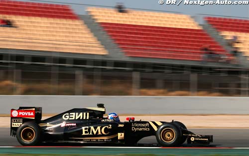 Lotus : Palmer en piste vendredi (...)