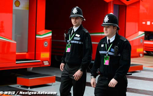 Terror alert high at British grand prix